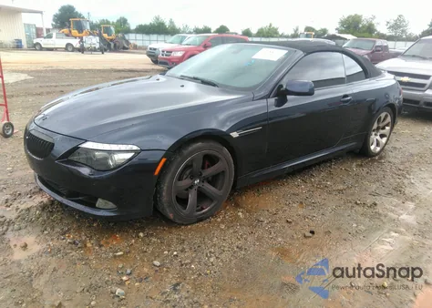 2008 BMW 650I из США, поврежденный, VIN WBAEB53578CX63760